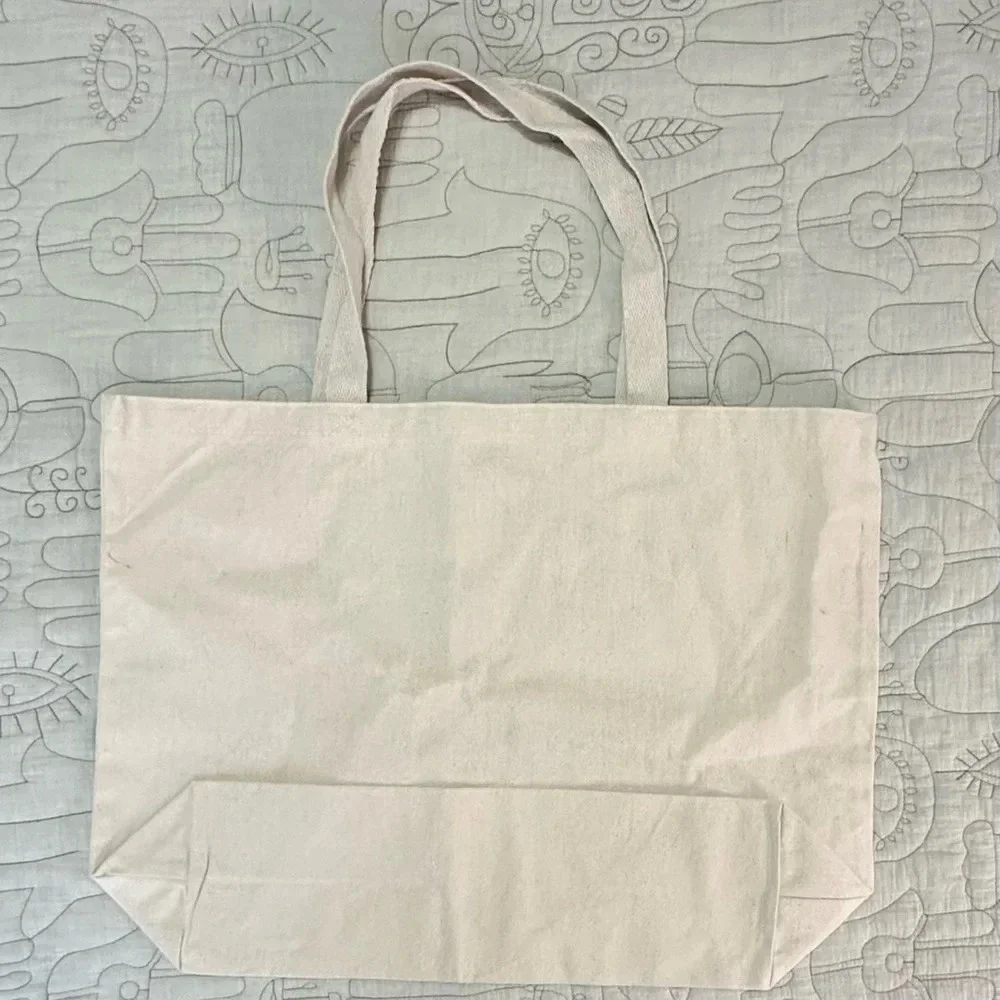 NWOT Sublime Canvas Farmers Market Graphic Tote Bag Purse
